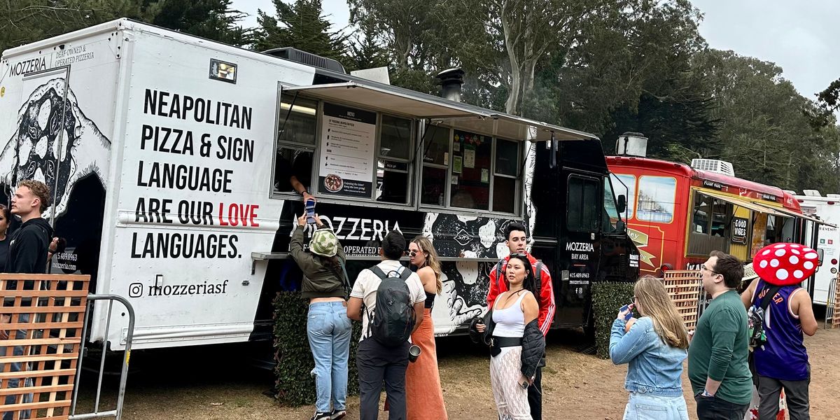 Deaf-run food truck Mozzeria serves up wood-fired Neapolitan pizza with a side of ASL.