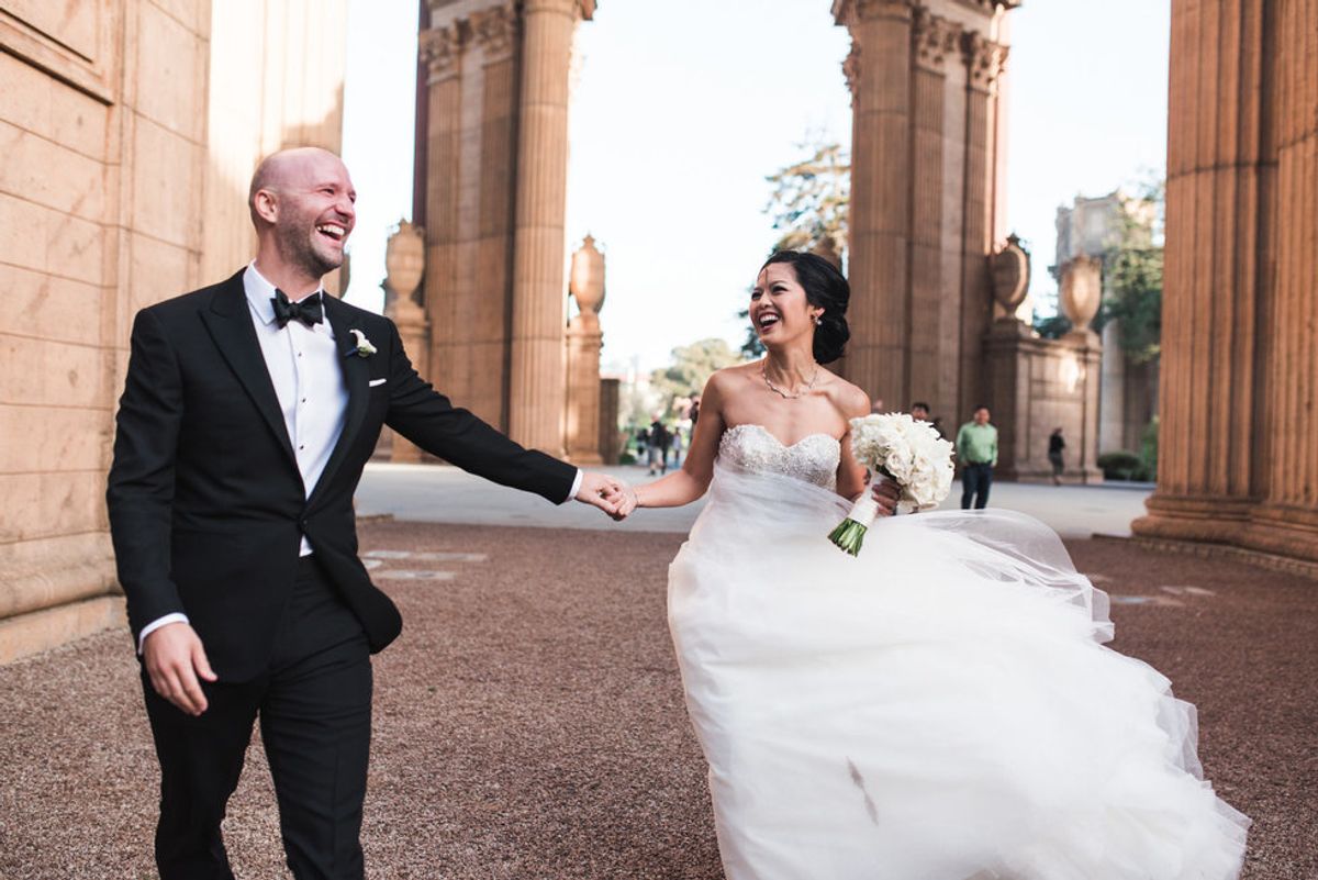 Wedding Inspiration: An East Coast couple celebrates at some of San Francisco's most majestic landmarks