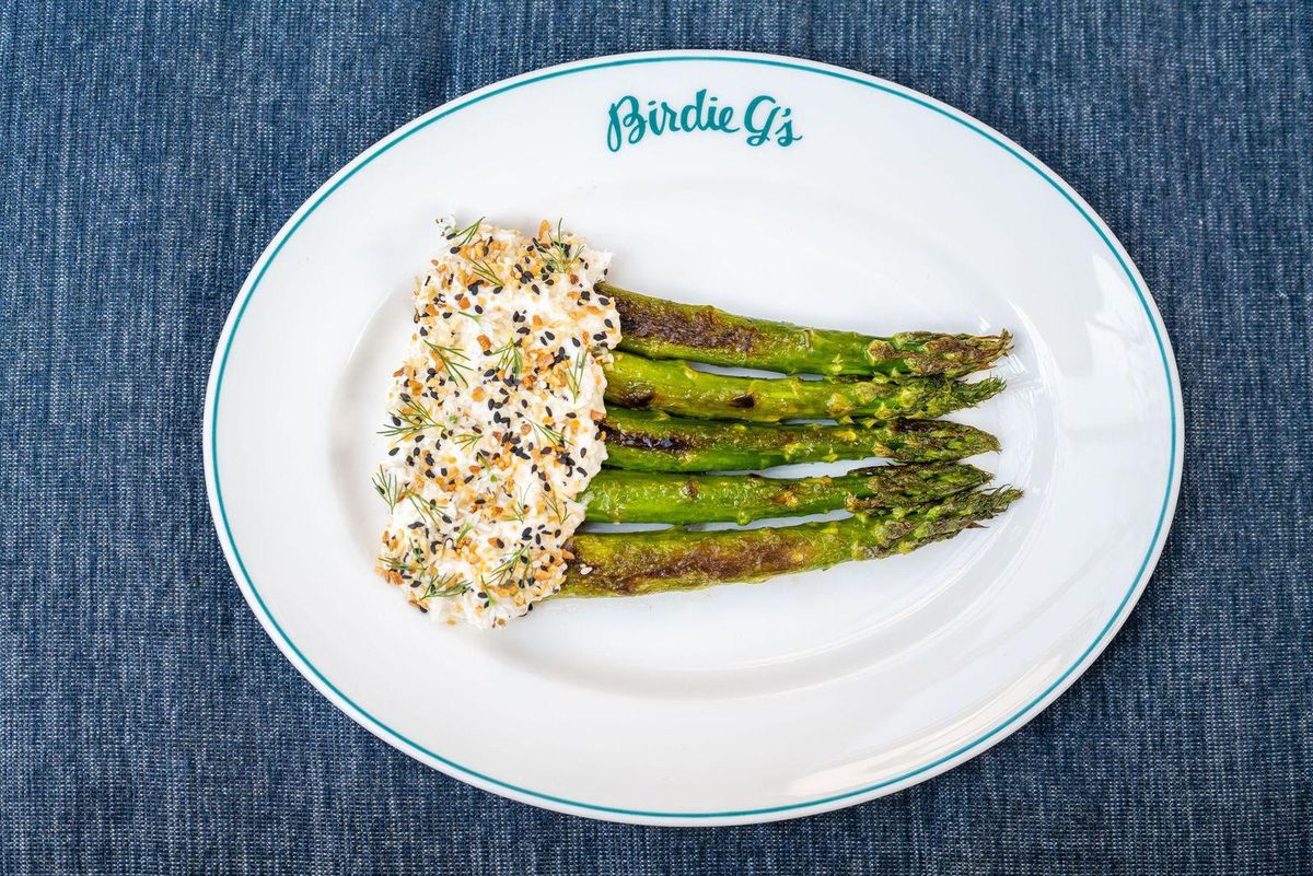 recipe make jeremy fox s grilled asparagus with horsey feta everything spice 7x7 bay area recipe make jeremy fox s grilled asparagus with horsey feta everything spice 7x7 bay area