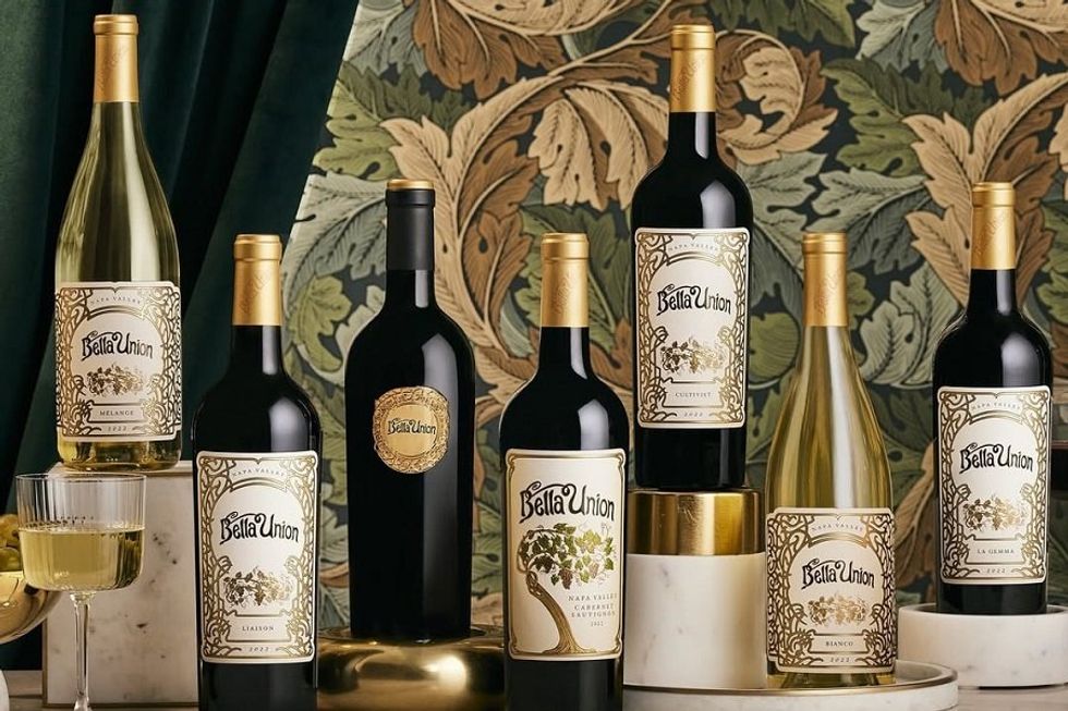 bottles of wine from Bella Union Winery