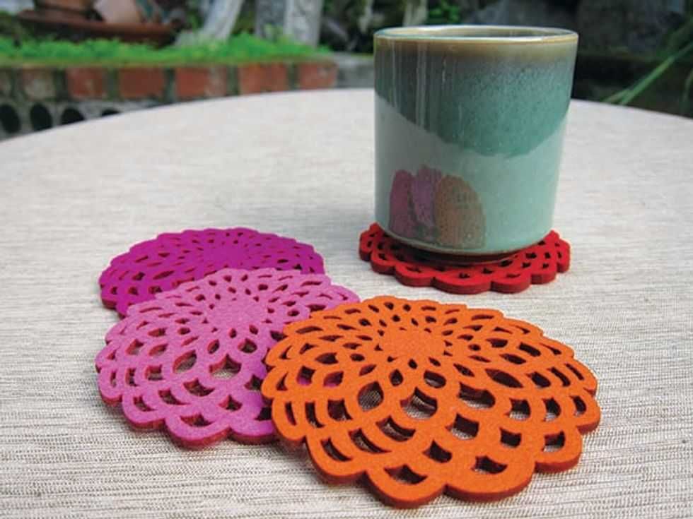 Dahlia Coasters