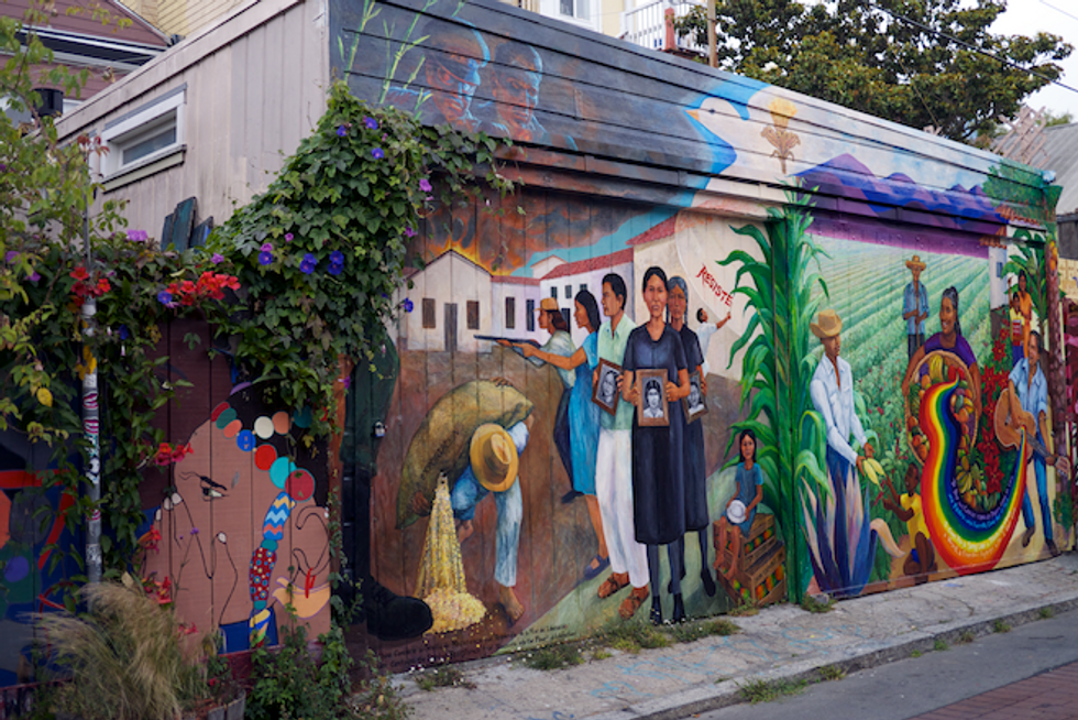 Take a Walking Tour of the Mission's Vibrant Street Art