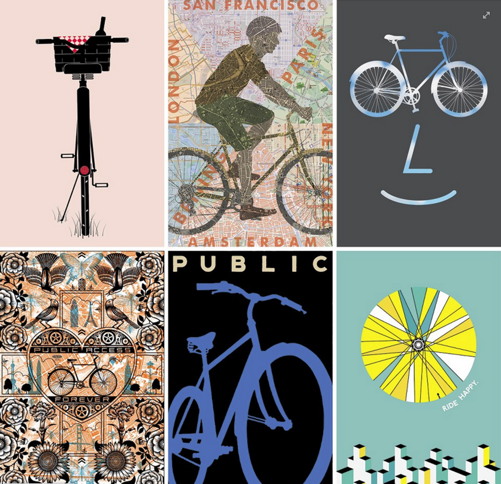 Public Bikes Poster Design Show Opens Tonight at CCA