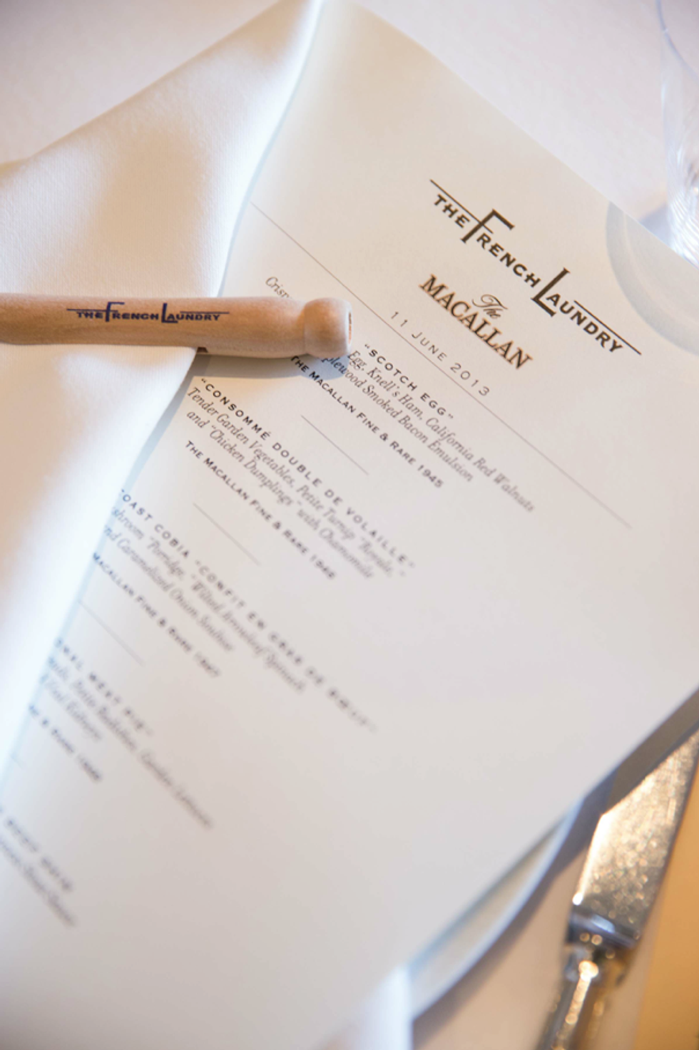 The Macallan Kicks Off The French Laundry's Spirits Program