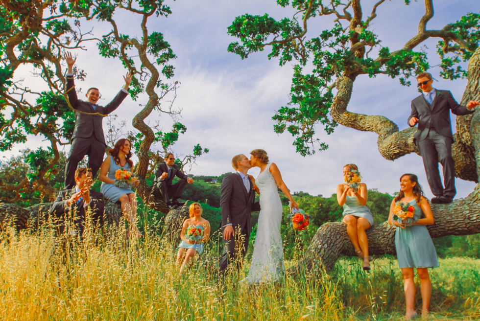 Wedding Inspiration: Newlyweds Channel Summer Camp with Laid Back DIY Wedding