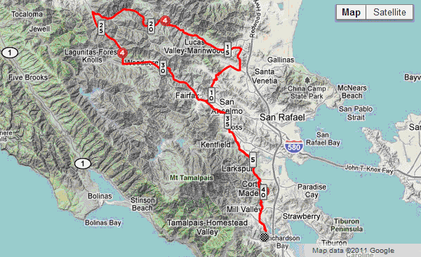 The Ultimate Sunday Bike Ride: Lucas Valley Loop