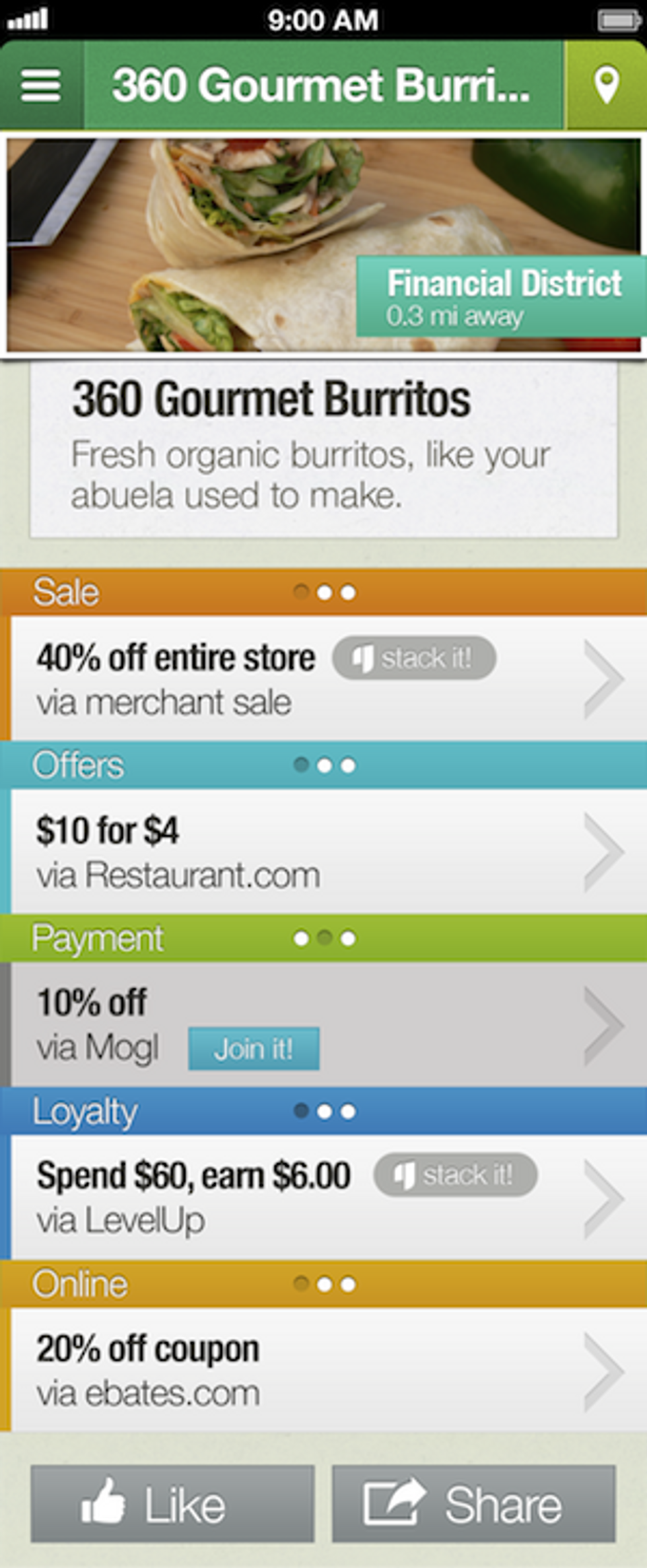 Greenstack iPhone App Helps You Maximize Discounts at Restaurants