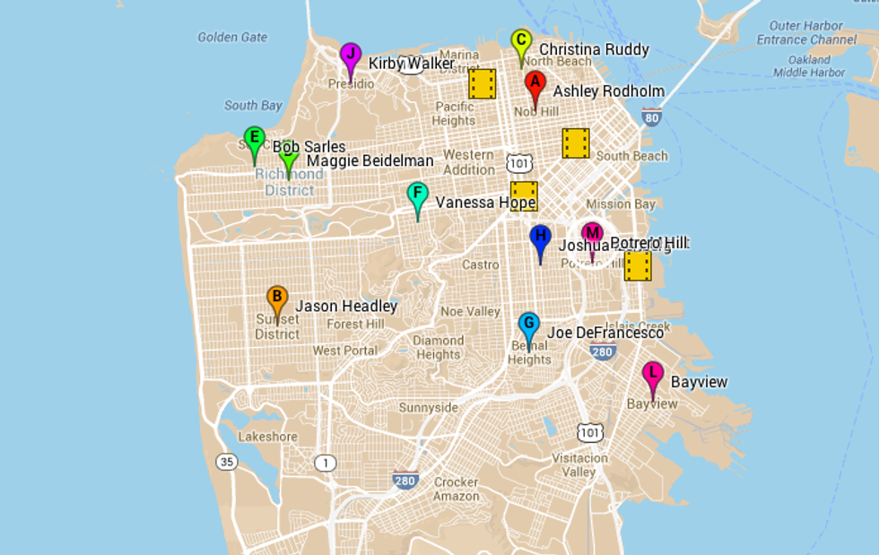Local Flicks Dot Mill Valley Lineup: An Interactive Map