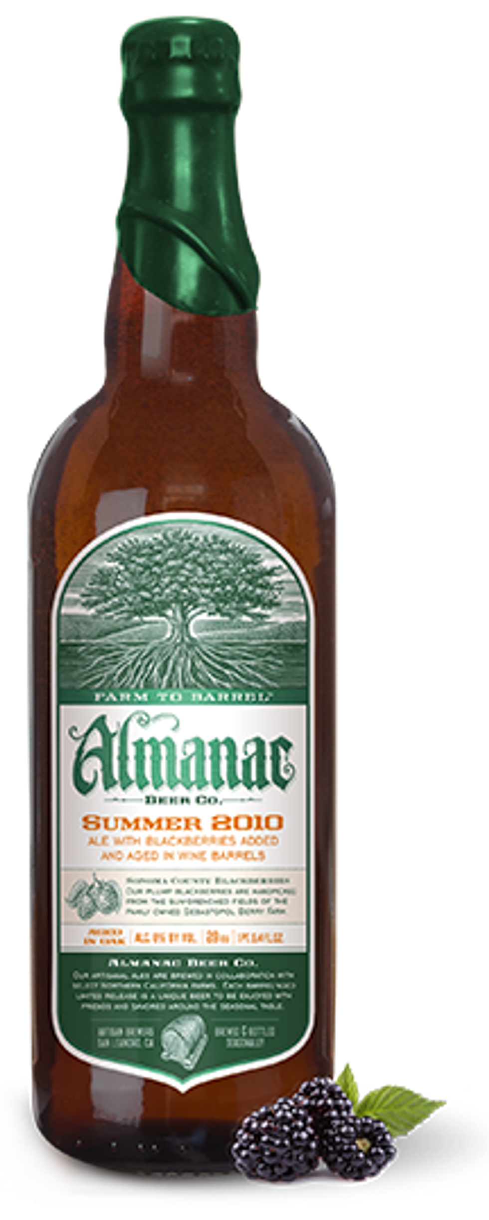 Almanac Beer Company's Summer 2010 Blackberry Ale: Out at City Beer Store June 30th