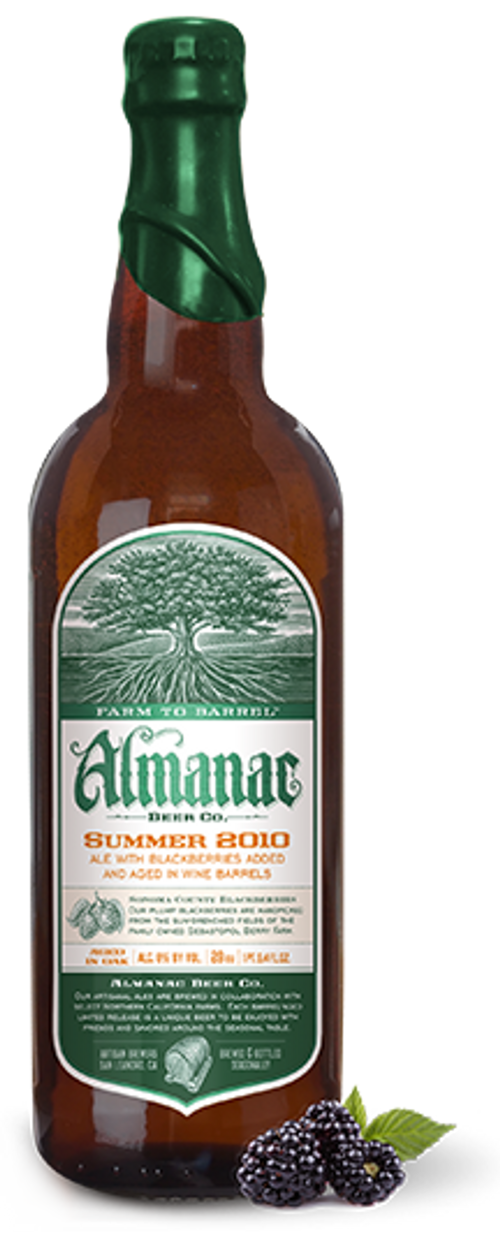 Almanac Beer Company's Summer 2010 Blackberry Ale: Out at City Beer Store June 30th
