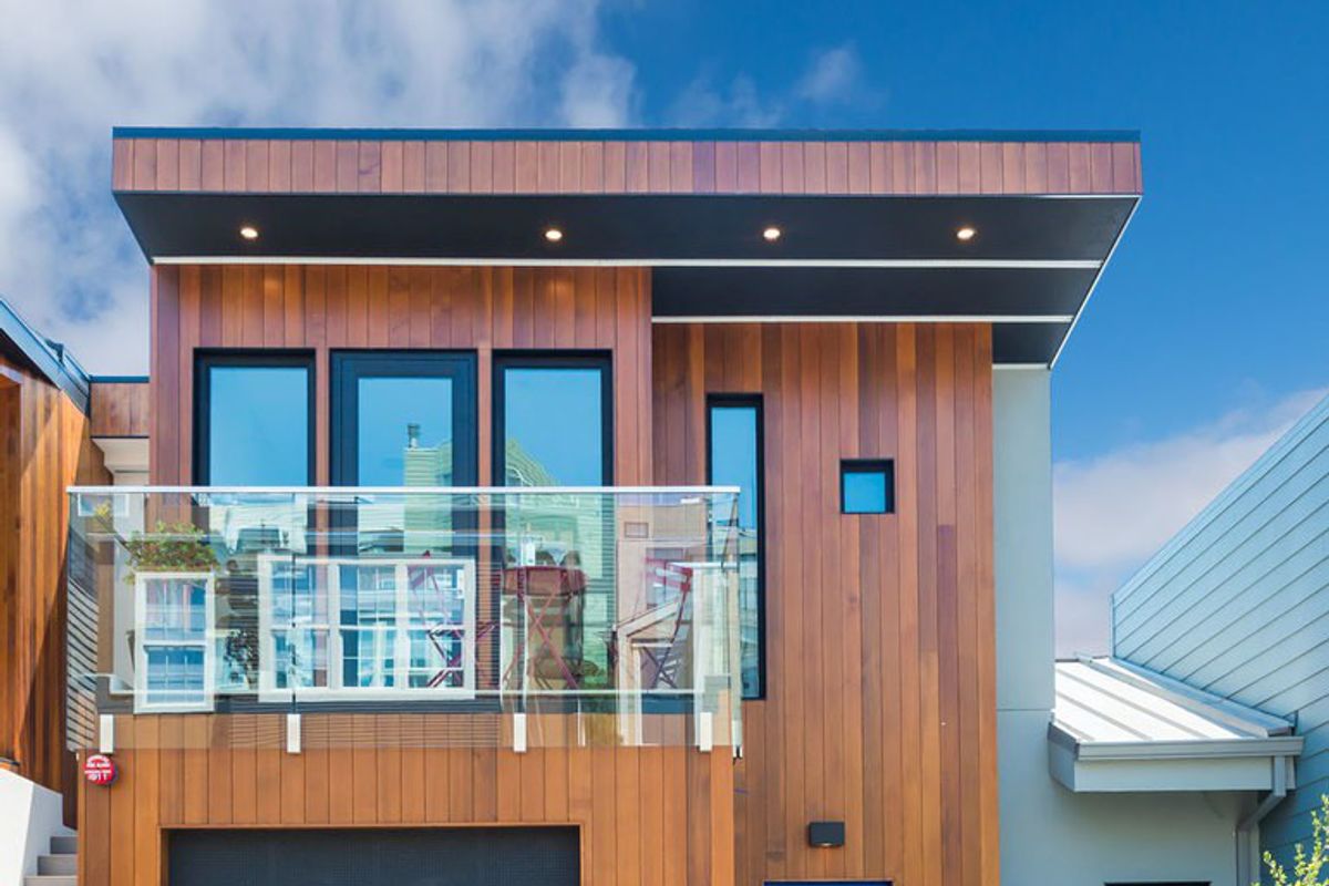 This $2.1M Bernal Heights home has four stories, three patios, and sunshine for days