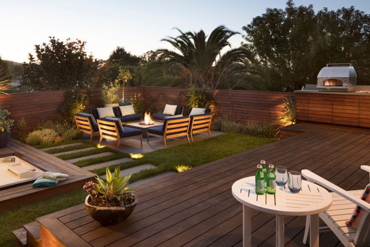 Backyard Goals: An Urban Oasis in Cow Hollow Is the Perfect Spot for a Slice and a Dip