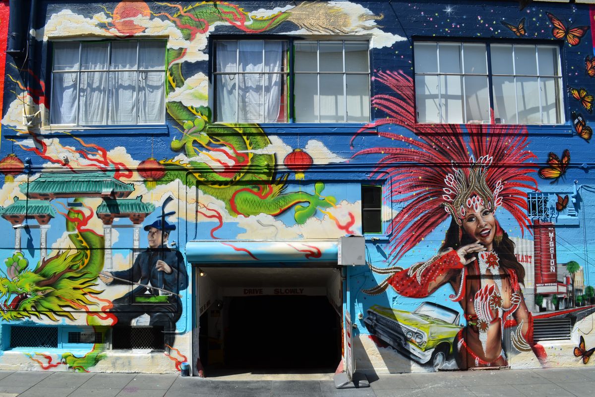 Six New Murals Depicting Iconic SF Make a Splash on Hemlock Alley