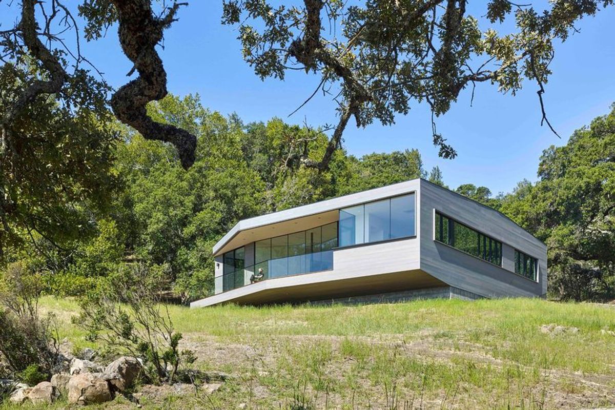 House Tour: Step Inside This Dazzling Box on a Rock in Sonoma County