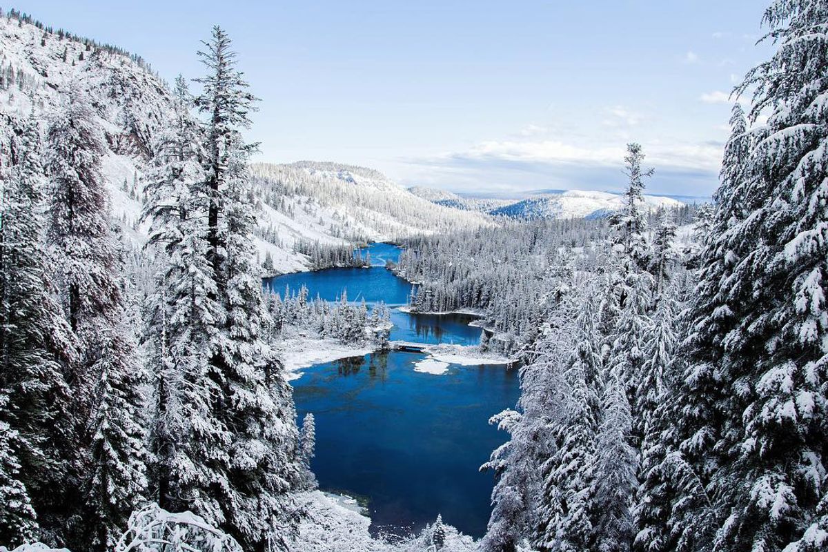 On the Last Day of Summer, Snow in the Sierra! (Photos)