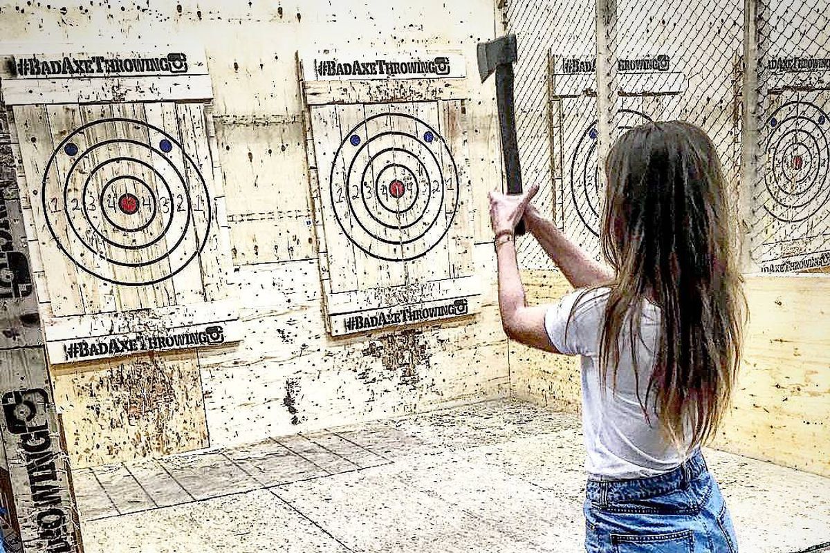 We Went Axe Throwing in Daly City—and Loved It