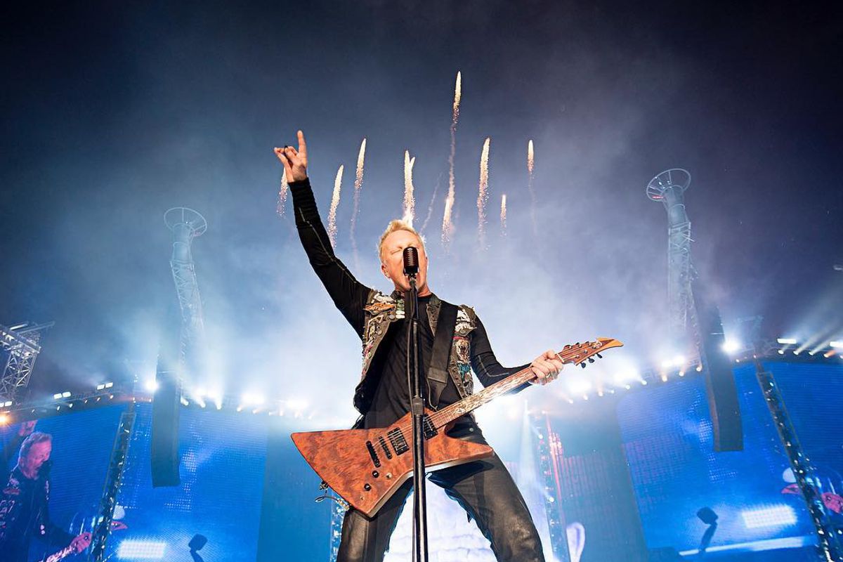 Metallica, Dave Matthews, + G-Eazy Headline Fire Benefit Concert