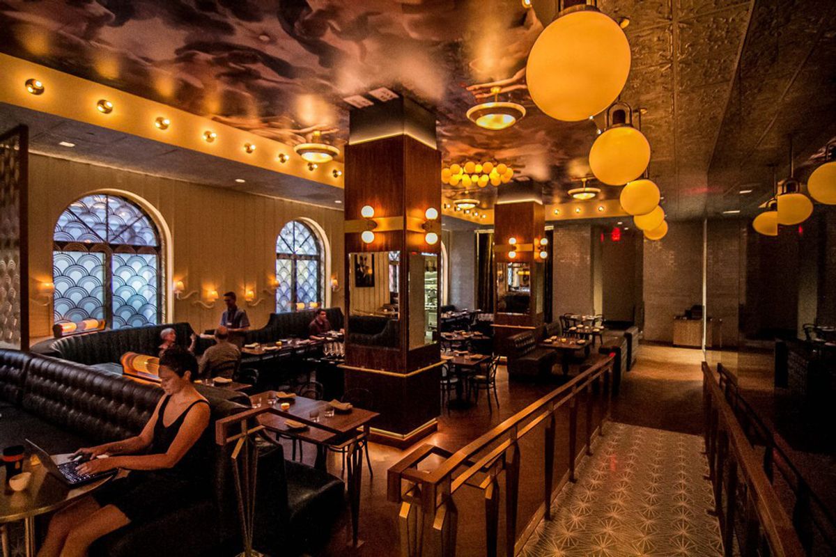 First Taste: Gibson Serves Fire-Focused Fare in Art Deco–Style Digs