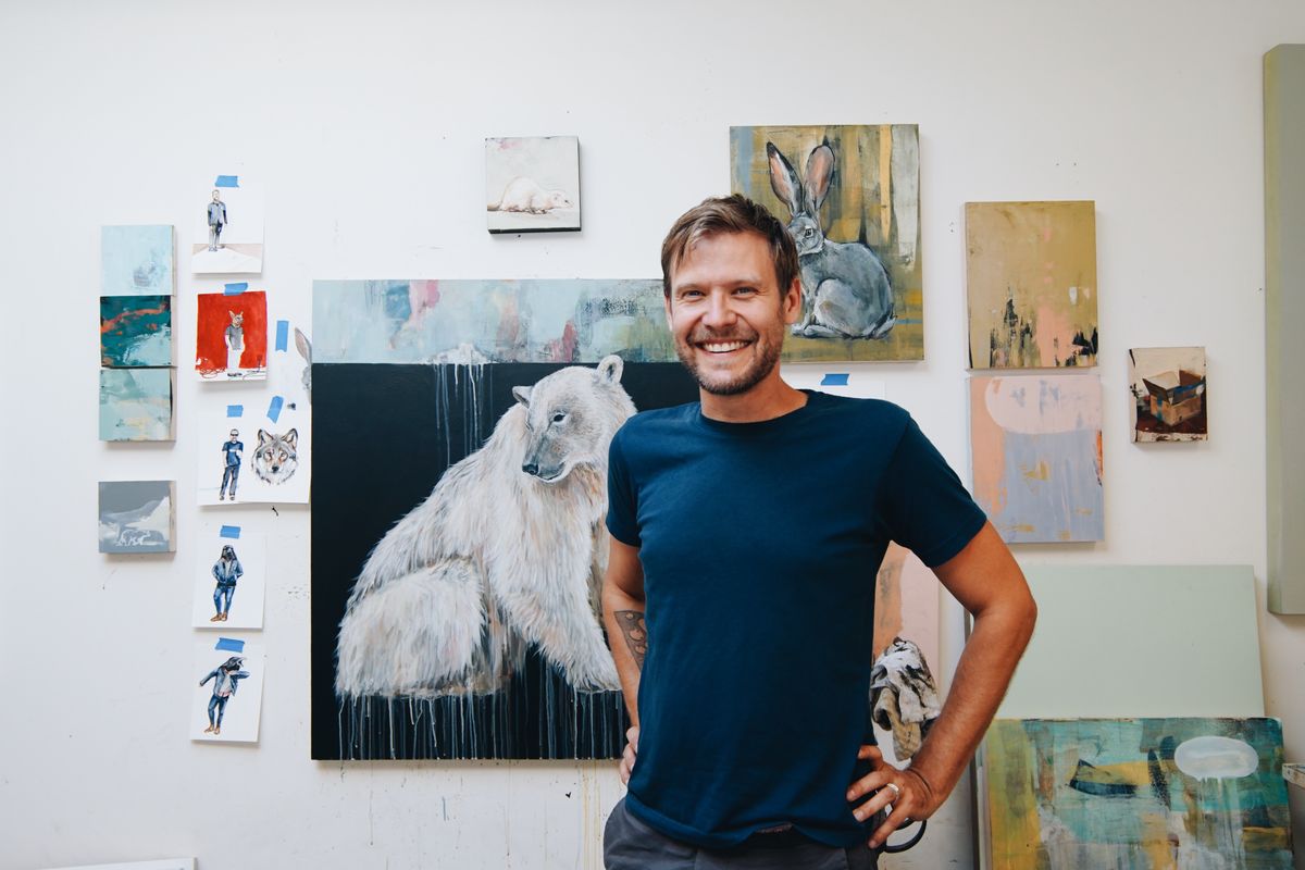 Fayes Cafe Owner Makes Sense of the World Around Him Through Art