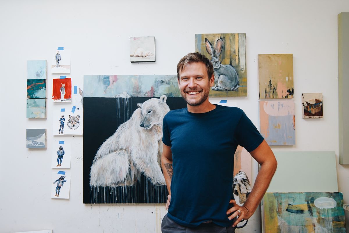 Artists with Double Lives: Michael McConnell, Painter and Owner of Fayes Cafe, Makes Sense of the World Around Him Through Art