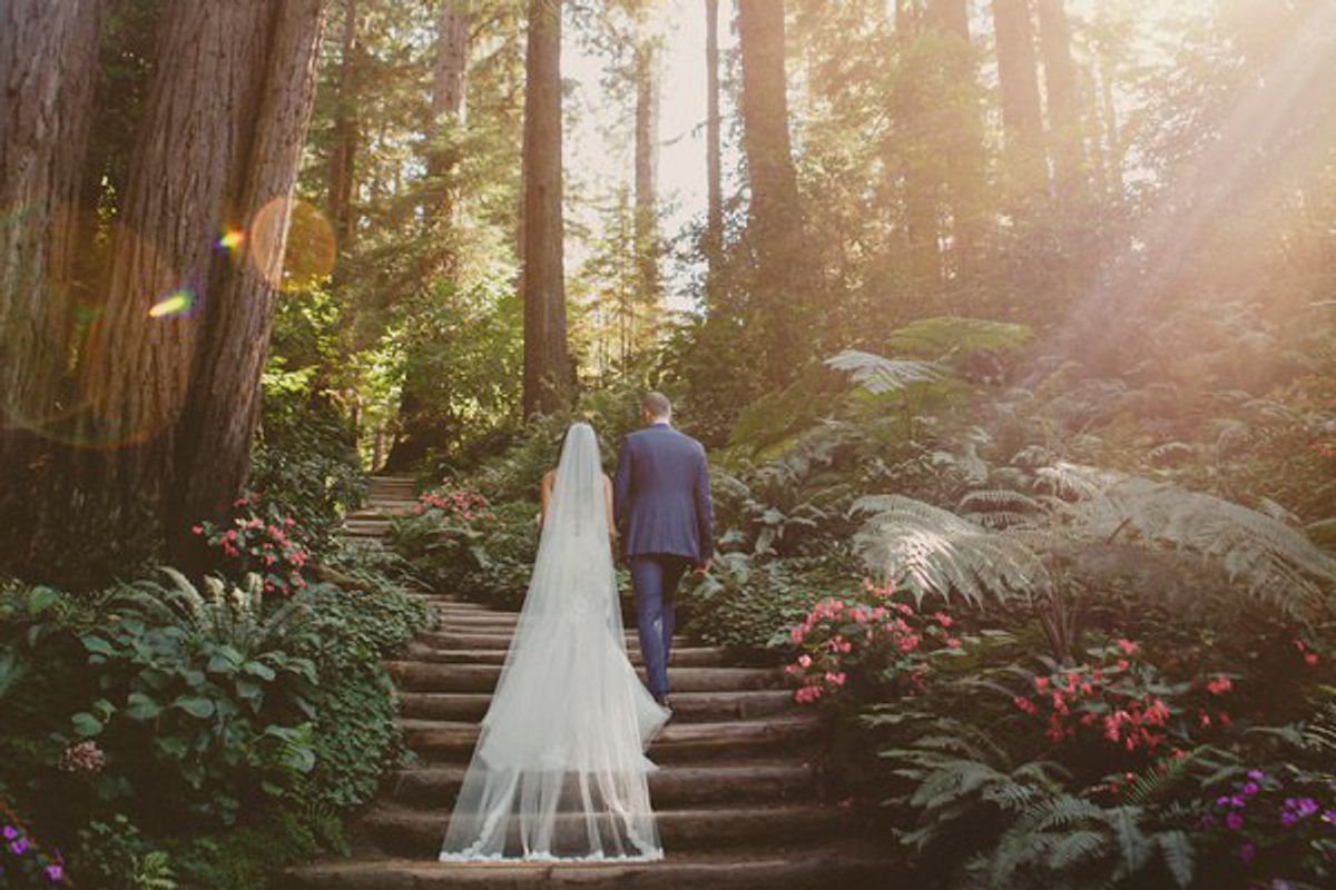 Wedding Inspiration: A Spellbinding Ceremony in the Lush Redwoods of Los Gatos
