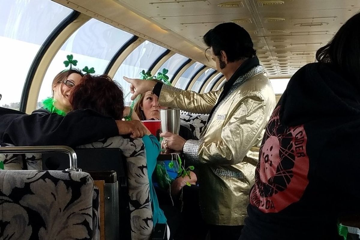 All aboard the Reno Fun Train for hella flair, drinks, and Elvis