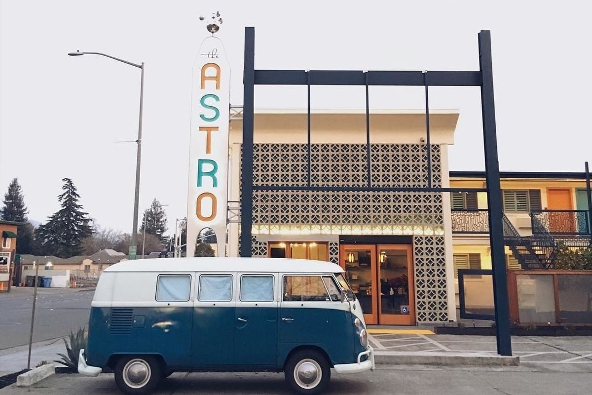 Jetsons vibes and local art mingle at Santa Rosa's refreshed Astro Motel