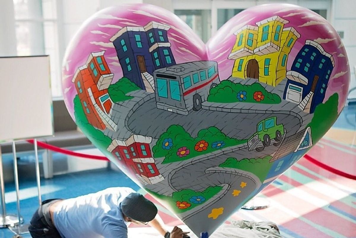 Bay Area artists Jeremy Fish, Sirron Norris + more put a fresh spin on SF's iconic hearts