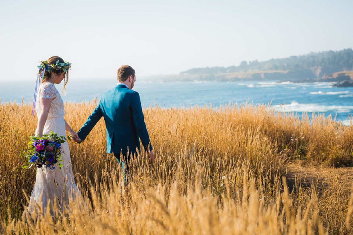 Wedding Inspiration: A Fairytale Seaside Ceremony in Mendocino