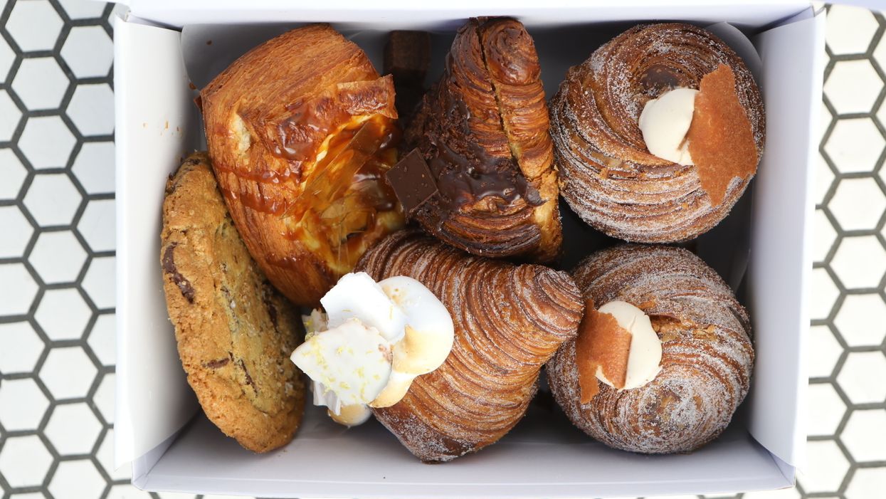 7 cruffins + a pastrami croissant grace Mr. Holmes' new pastry menu
