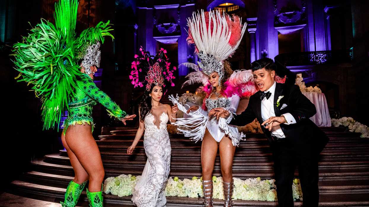 Wedding Inspiration: Cultures collide in a luxe Carnivale-style bash