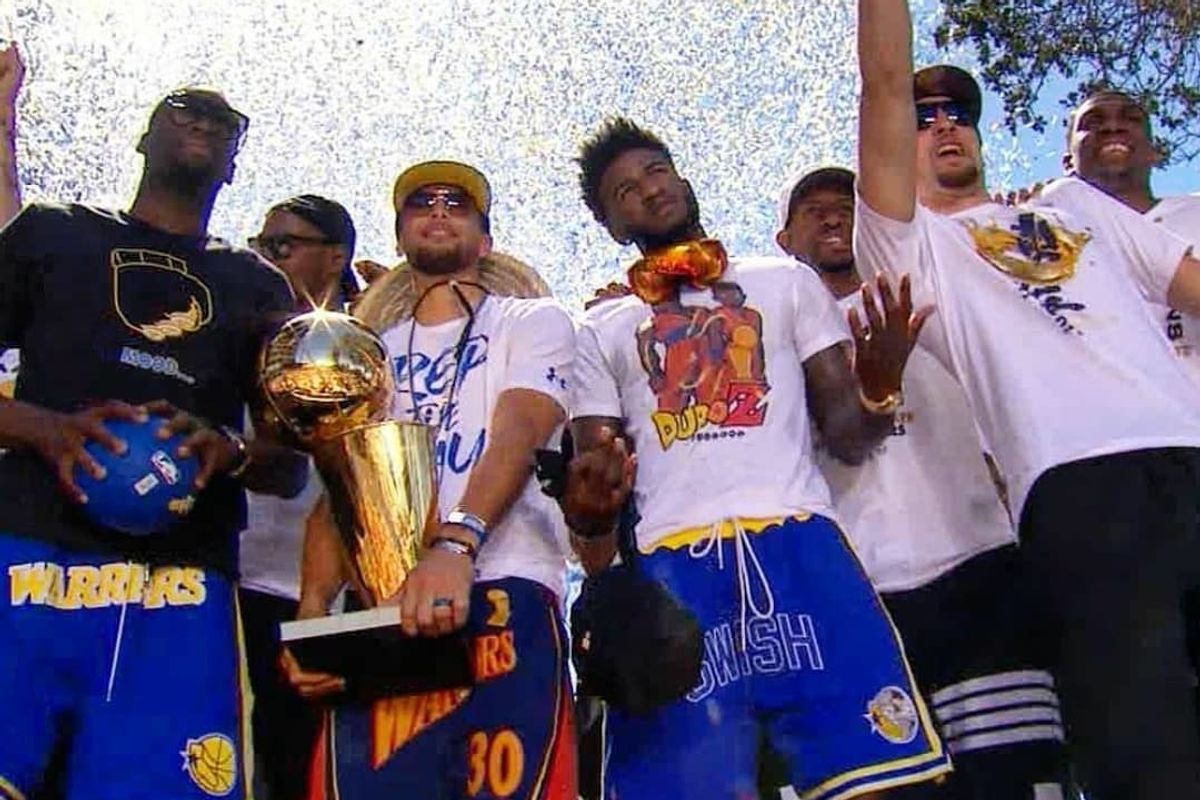 19 Best Instagrams: Oakland throws a confetti-soaked rager for the Warriors victory parade