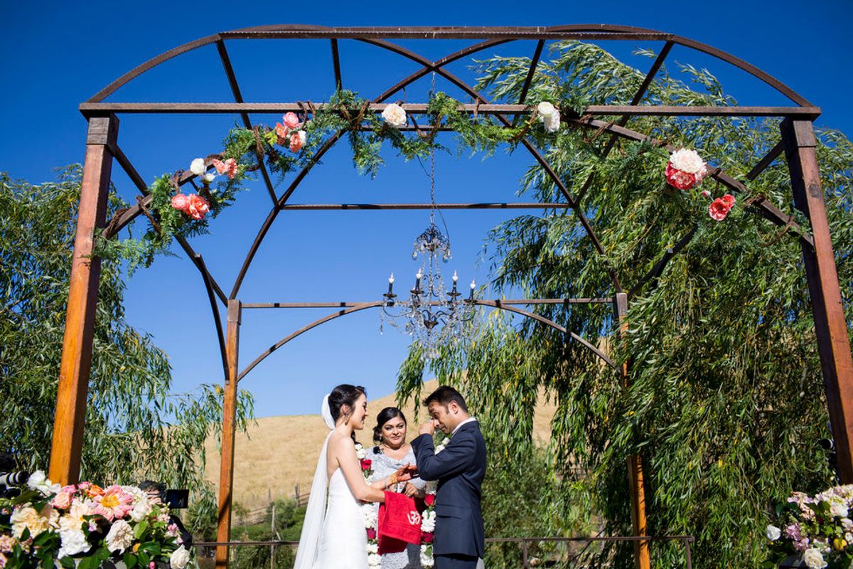 Wedding Inspiration: Hindu and Chinese traditions blend at an East Bay winery