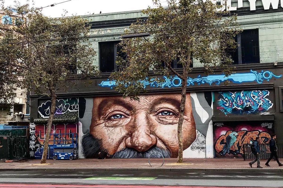 A Mid-Market mural of Robin Williams takes our breath away + more stories to discuss over brunch