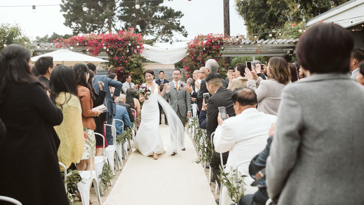 Wedding Inspiration: Boba teas and hot dogs were part of the fun at this Treasure Island bash