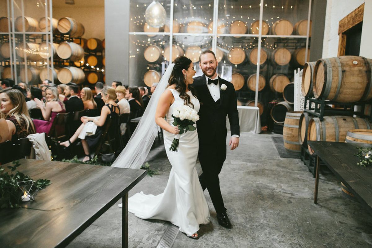 Wedding Inspiration: Bob's Donuts replaced the cake in this playful party at an SF urban winery
