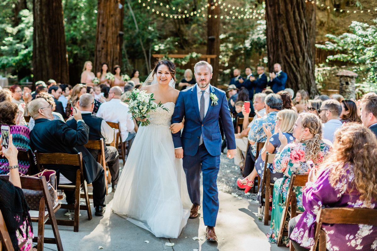 Wedding Inspiration: Rustic Romanticism in the Northern California Redwoods