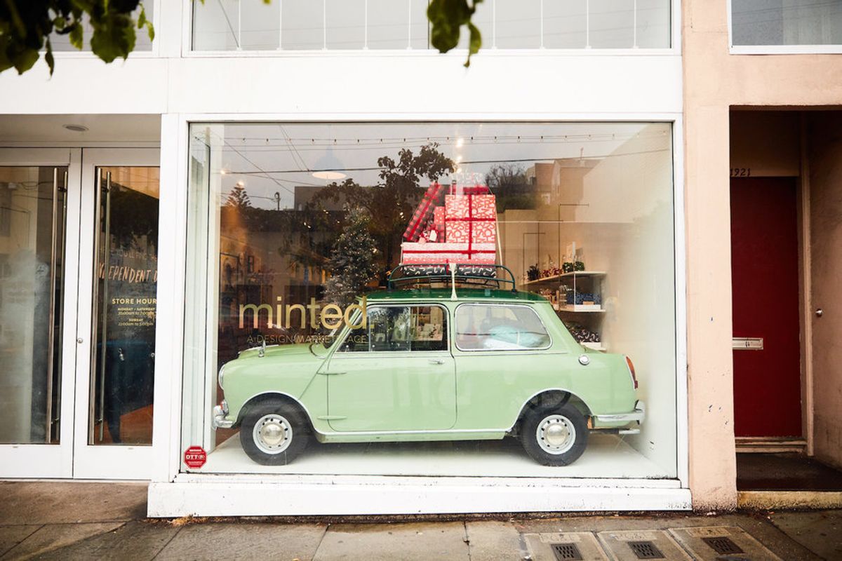 Minted pops up on Fillmore, Everlane's Mission store goes cashmere crazy + more holiday-centric style news