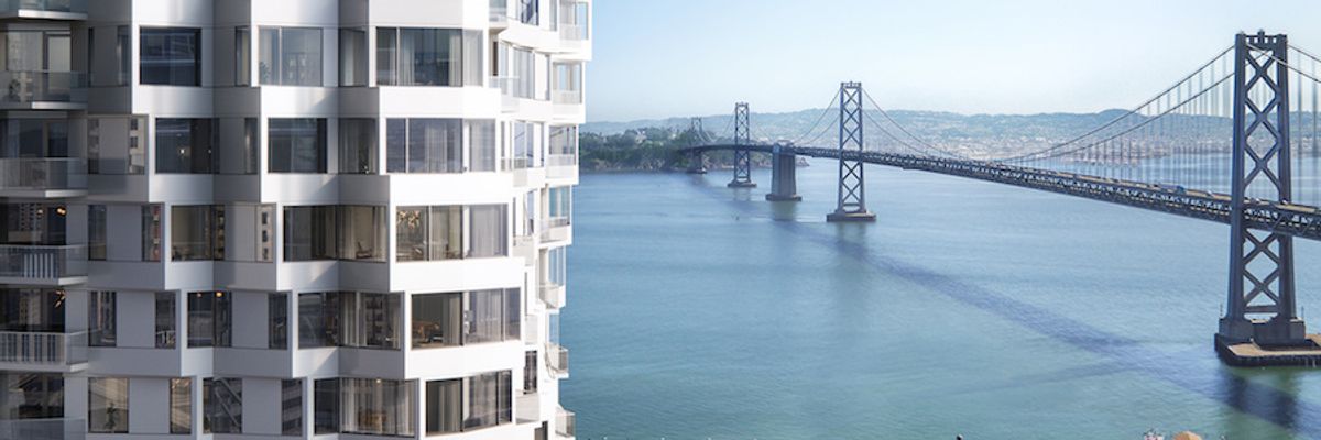 Asking $5 million, this 34th floor condo at Mira has all the Bay views