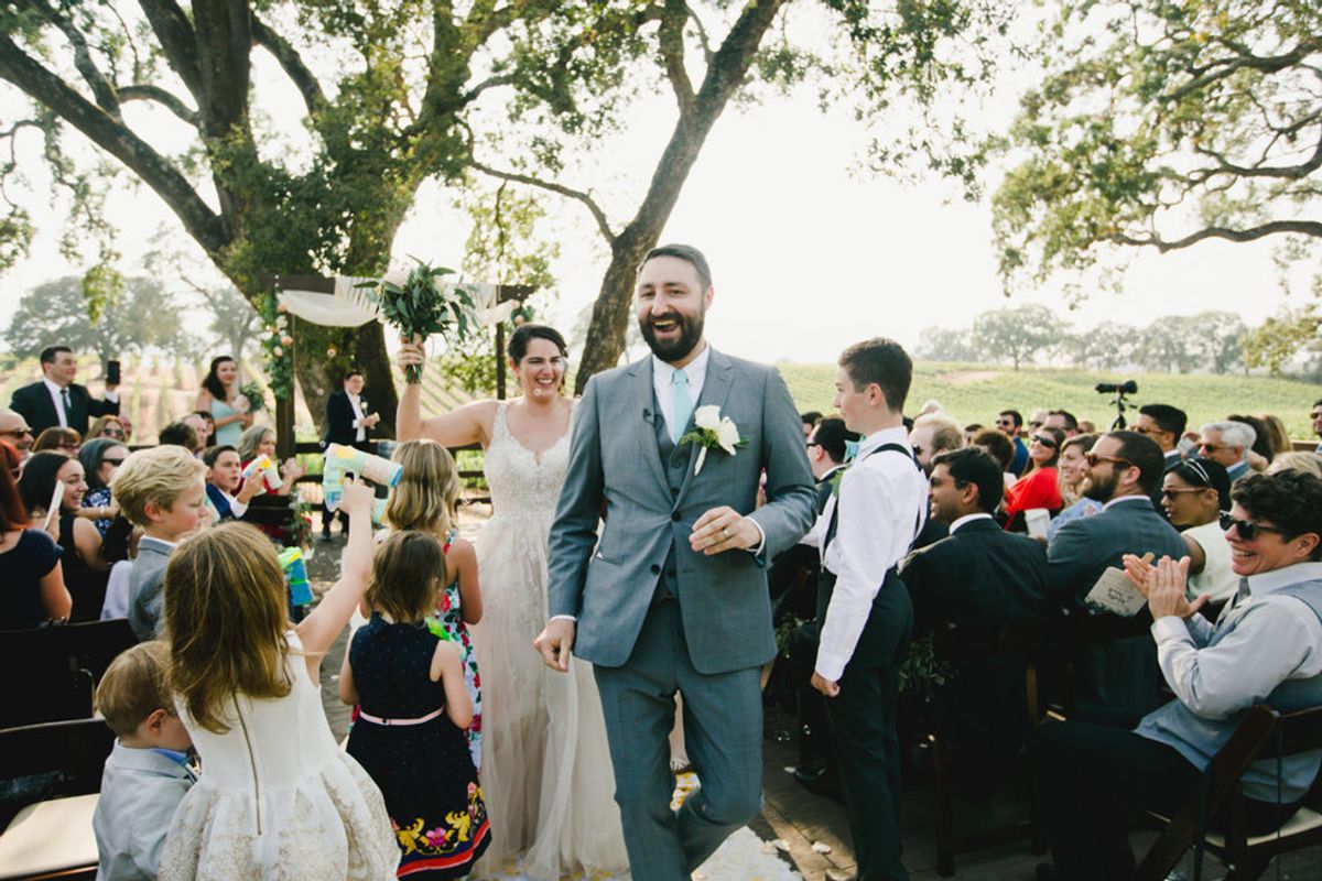 Wedding Inspiration: A couple of comedians share a summer camp–inspired party in Sonoma