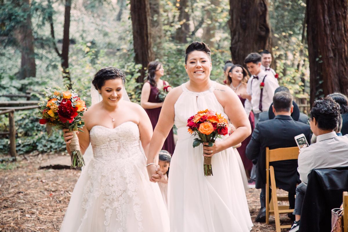 Wedding Inspiration: A Tale of Two Brides at SF's Stern Grove