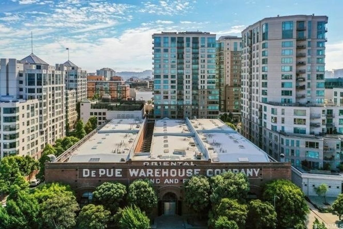 Artist-painted loft in SoMa's historic Oriental Warehouse asks $1.7 million