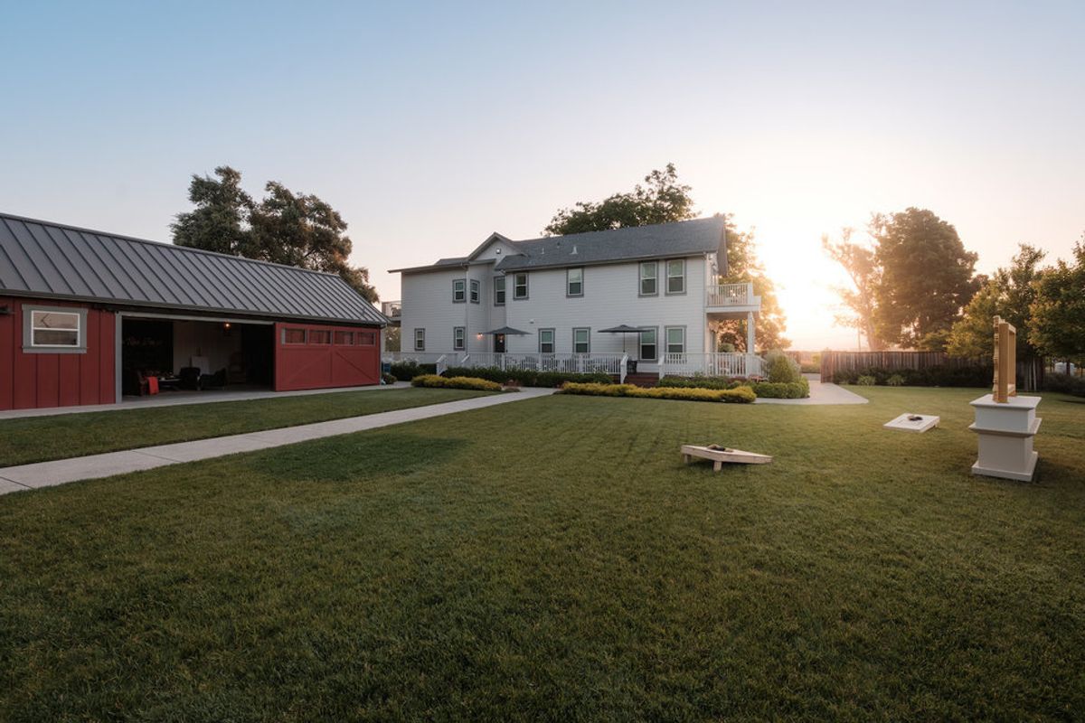 You'll literally want to stay in at Napa's The Setting Inn