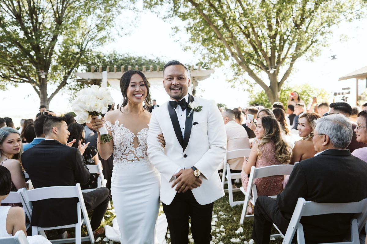 Wedding Inspiration: A Budget-Friendly Black-and-White Bash in San Jose