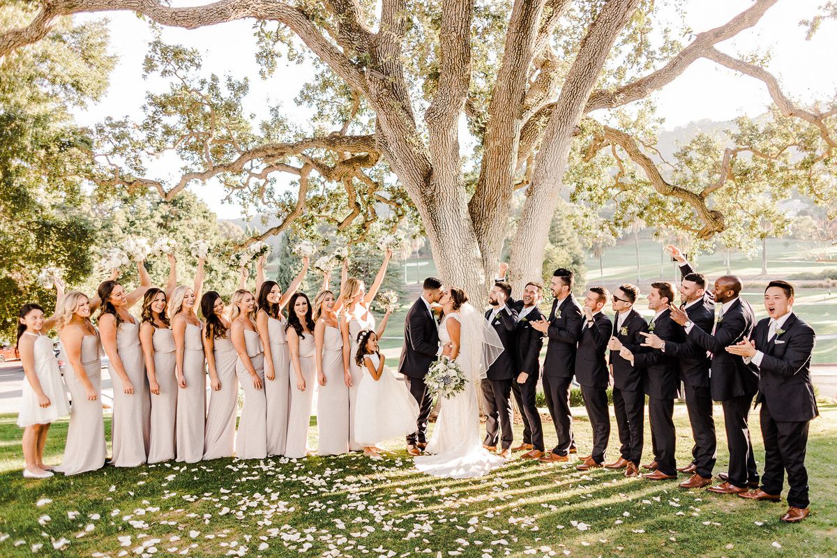 Wedding Inspiration: A Glittering Garden Party in the East Bay
