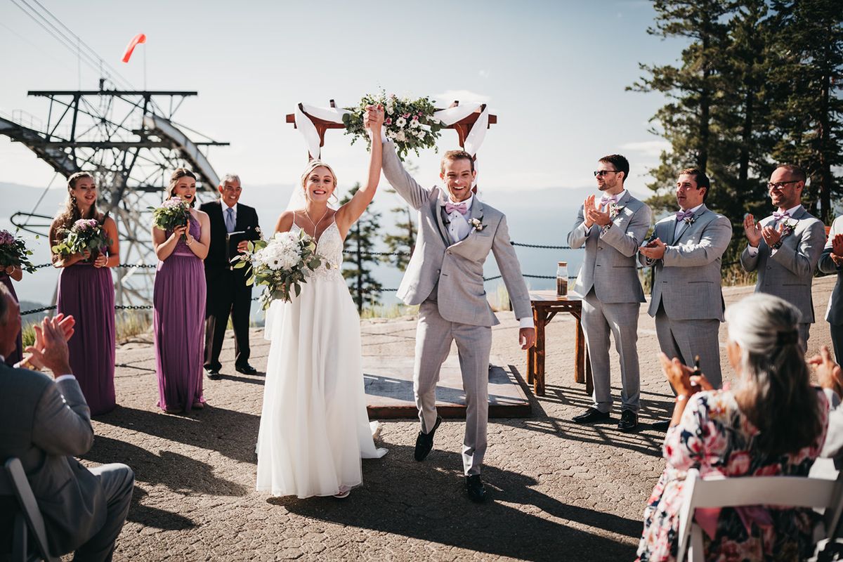 Wedding Inspiration: A Mountaintop Ceremony at Lake Tahoe's Heavenly Resort