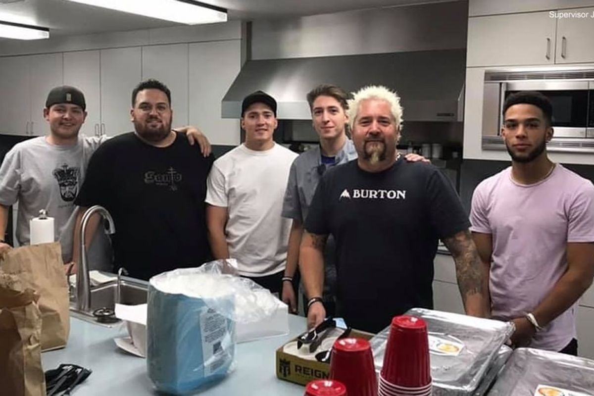 Guy Fieri feeds fire evacuees, Steph Curry's hand is broken + more topics to discuss over brunch