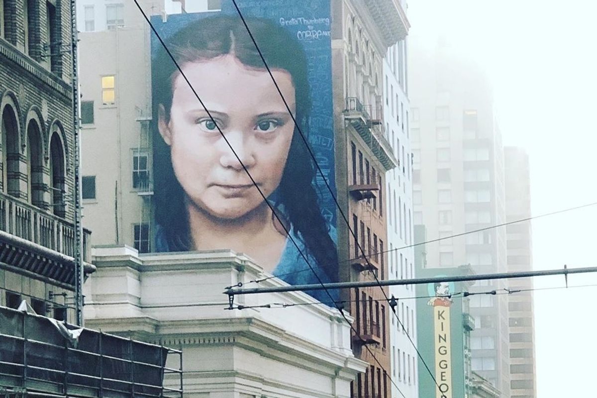 Controversial Greta Thunberg mural on Mason Street + more topics to discuss over brunch