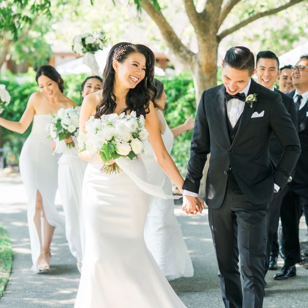 Wedding Inspiration: A Gilded Garden Party at Livermore's Wente Vineyards