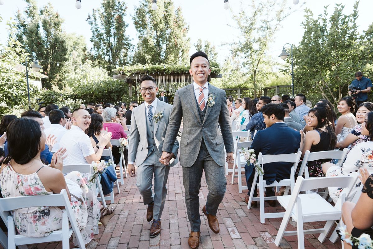 Wedding Inspiration: A Los Altos Garden Party With Epic Asian Eats